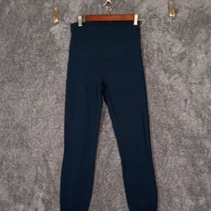 Lululemon Power Thru High Rise Tight 28" True Blue Color Leggings Size 6 thumbnail 5