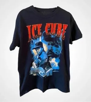 Ice Cube Crew Neck T Shirt |Size Medium‎ Black thumbnail 1