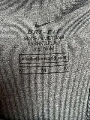 Nike Women's Gray Center Swoosh Racerback Dri-Fit Sports Bra Size M thumbnail 2