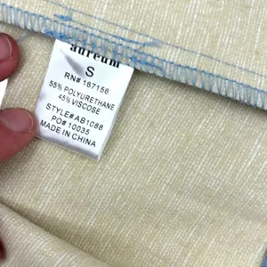 Aureum Sky Blue Vegan Leather Pleated Skirt Size‎ Small thumbnail 11
