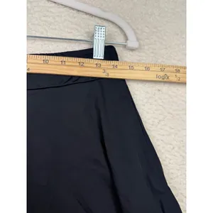 Princess Polly‎ Skirt Womens 6 Black Layered Skater Mini Stretch Casual Pull On thumbnail 5