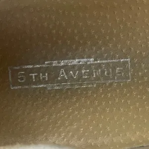 5th Avenue Beige Croc-Embossed Leather Lace-Up Oxfords Dress Shoes Size 41 thumbnail 5