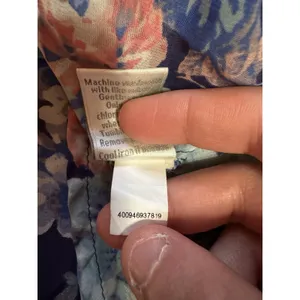 Lauren Conrad Women Size‎ Small Floral Blouse Button Down V Neck Pleated Light thumbnail 11