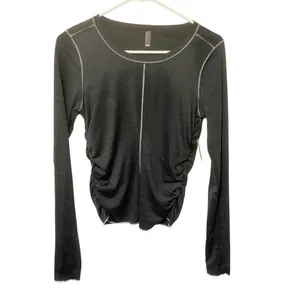 Free People FP Movement Grey Right‎ On Run Long Sleeve Top NEW thumbnail 3