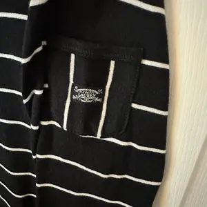Lauren Ralph Lauren Black and White Striped Top thumbnail 3
