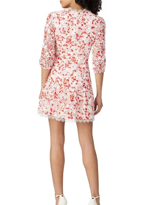 La Maison Talulah Dance And Romance Mini Dress Floral Lace thumbnail 2
