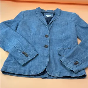 J. Crew Indigo Denim Jacket thumbnail 3