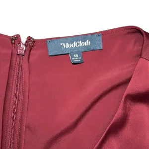 ModCloth‎ Anthropologie ALine Mini Dress Red Burgundy Sleeveless Fit & Flare thumbnail 5