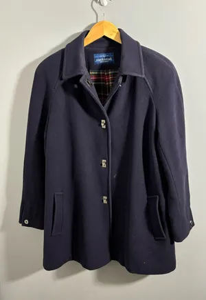 Mackintosh Blue long peacoat Size L thumbnail 1