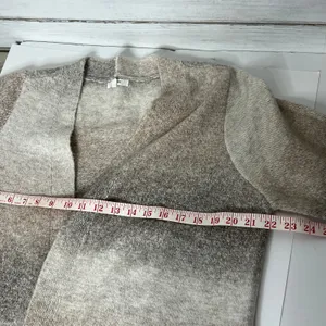 Maurices Neutral Ombre Open Front Cardigan Sweater Size Large thumbnail 10