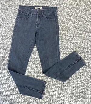 Old Navy High Rise Back‎ Ankle Zip Skinny Jeans Gray 4 thumbnail 1
