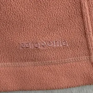 Patagonia Synchilla Womens Fleece Pullover‎ Quarter Zip Coral Pink Size M READ thumbnail 7