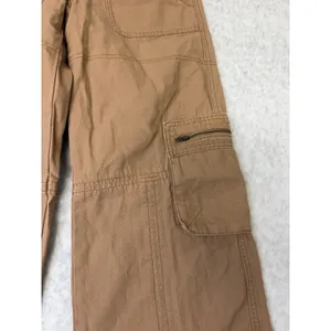 RSQ Women Brown Low Rise Overdye Cargo Z Wide Leg Pants XS NWT thumbnail 2
