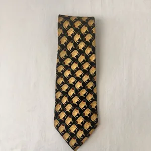 Sinsabang Tie Vintage Animal Print Sheep Geometric Multicolor Office Necktie Bow thumbnail 5