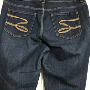 7 seven jeansmedium wash‎ jeans flare style women’s size 14 thumbnail 5