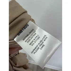 NEW Babyboo Ariel Maxi Dress Champagne Size Large Cocktail Gown thumbnail 8