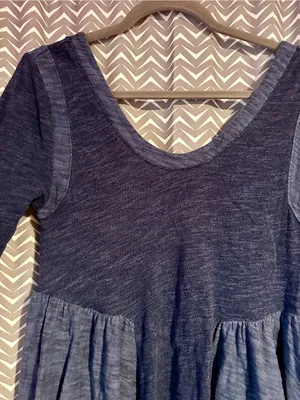 Free People Beach | "Good Morning Sunshine" Blue dress, M thumbnail 4