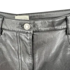 Aritzia Wilfred The Melina Pants‎ High Waisted Vegan Leather Black Size 12 thumbnail 5