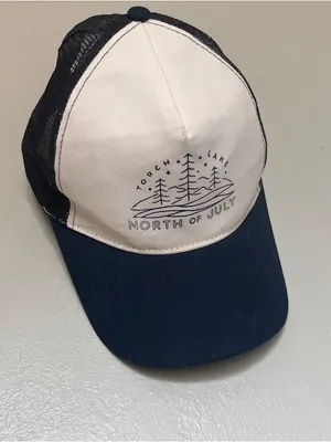 North of July Torch Lake Trucker Hat Snapback Navy thumbnail 2