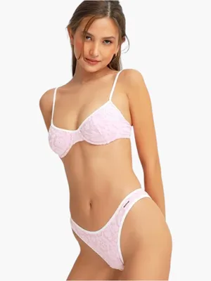 Blackbough Swim BallerinaJacquard Fiona Underwire Bikini Top thumbnail 3