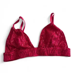 Shein Women's Red and Pink Bra thumbnail 2