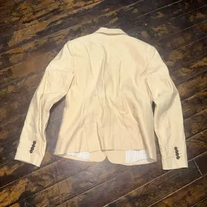 Ann Taylor linen cotton preppy romantic royalcore 0 blazer thumbnail 4