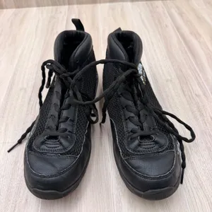 No Limit V-RO Cheer Shoes Womens 8 Black Good Top Gun All Stars Mesh High Top thumbnail 3
