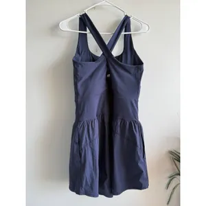 RM Richer Poorer Navy Blue Active Exercise Dress Cutout Crossback 1XL Pockets thumbnail 3