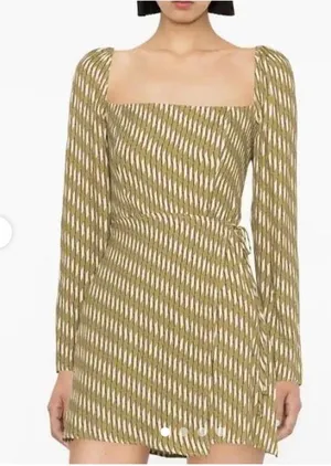 Reformation Rosalie Dress in Linoleum Size 6 thumbnail 1