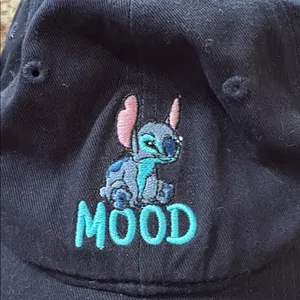 Disney Black Cap with Embroidered stitch Character thumbnail 2