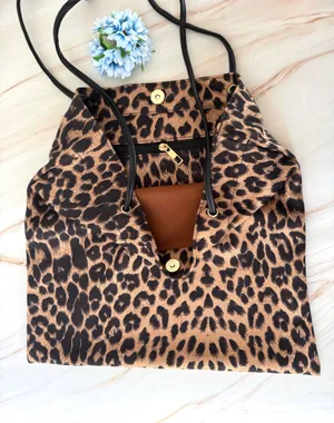 Leopard Print Shoulder Bag Brown thumbnail 2