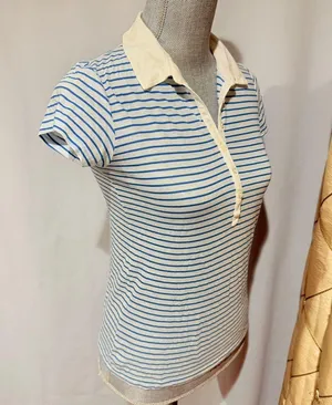 J.Crew Tissue Polo Shirt - Size M thumbnail 2