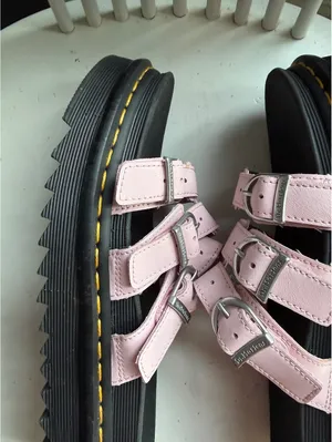 Dr. Martens Pink Triple Strap Sandals - Size 9 thumbnail 9
