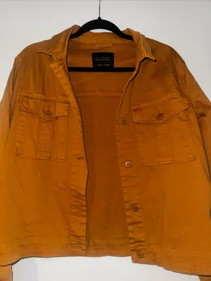 Sanctuary Women's Rust Button-Front Utility Jacket Size Medium thumbnail 4