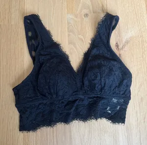 Aerie Bralette Lace Black thumbnail 1