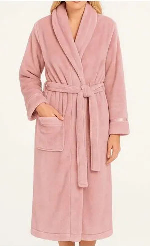 NWT Carole Hockman size M double sided robe in rose color. thumbnail 1