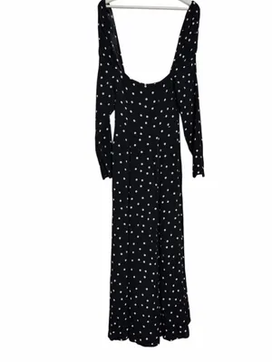& Other Stories Ruched Polka Dot Maxi Dress thumbnail 6