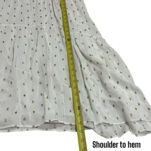 Anthropologie Augustine Tiered Sheer Maxi Dress Milk Maid Cottagecore Feminine L thumbnail 10