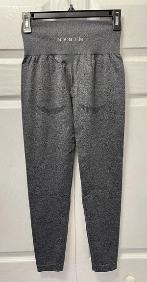 NVGTN Contour Seamless Leggings Heather Gray Size‎ Medium Pants Full Length thumbnail 1
