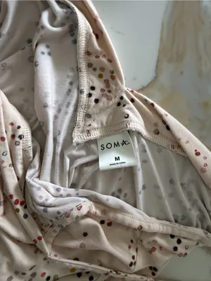 Soma Beige Cami with Multicolor Dot‎ Print and Contrast Trim thumbnail 3
