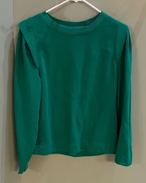 LOFT Green Long Sleeve Top thumbnail 1
