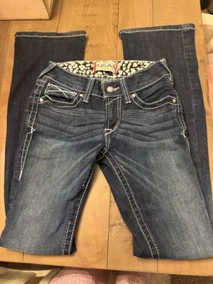 Ariat Size 25 R Low Rise Boot Jeans Denim thumbnail 1