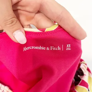 Abercrombie & Fitch Scoopneck Floral Underwire Two Piece Bikini Set Pink XS thumbnail 2