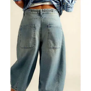 Free People Amada Crop Barrel Jeans Amor 28 thumbnail 6