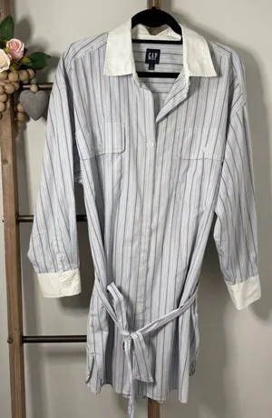 Gap‎ Striped Shirt Dress thumbnail 1