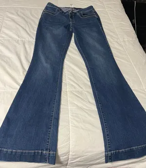 Cache Dark Blue Flare Jeans thumbnail 1