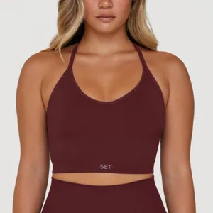 SET ACTIVE Sculptflex Ribbed V Bra in Hug thumbnail 1