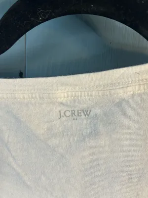 J. Crew Cream Short Sleeve Collectors Tee with Glitter Pumpkin Trio | Size XL thumbnail 5