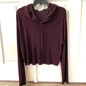 Brandy Melville burgundy sweatshirt thumbnail 2