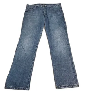 Lauren Ralph Lauren LRL Jeans Co Straight Bootcut Blue Denim Jeans Women's 14 thumbnail 1